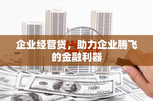 钢城企业经营贷，助力企业腾飞的金融利器