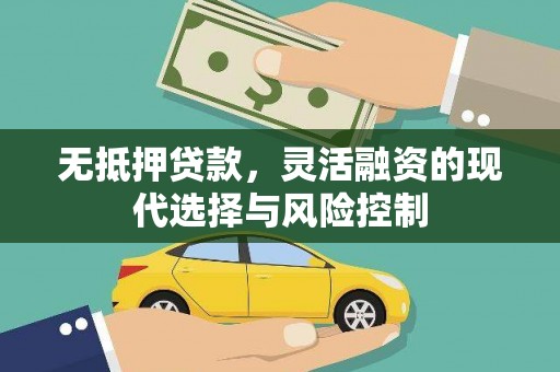 钢城无抵押贷款，灵活融资的现代选择与风险控制