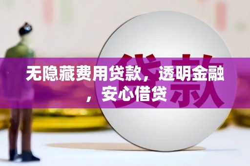 钢城无隐藏费用贷款，透明金融，安心借贷