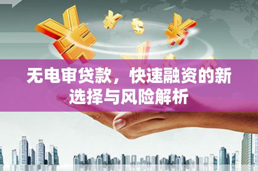钢城无电审贷款，快速融资的新选择与风险解析