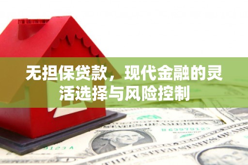 钢城无担保贷款，现代金融的灵活选择与风险控制
