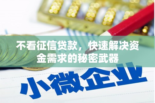 钢城不看征信贷款，快速解决资金需求的秘密武器