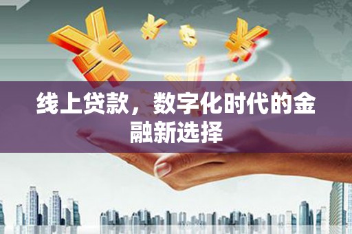 钢城线上贷款，数字化时代的金融新选择