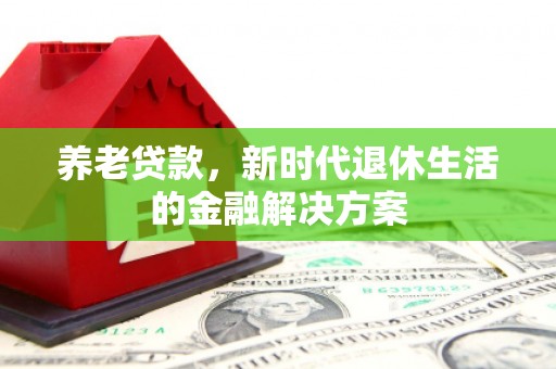 钢城养老贷款，新时代退休生活的金融解决方案