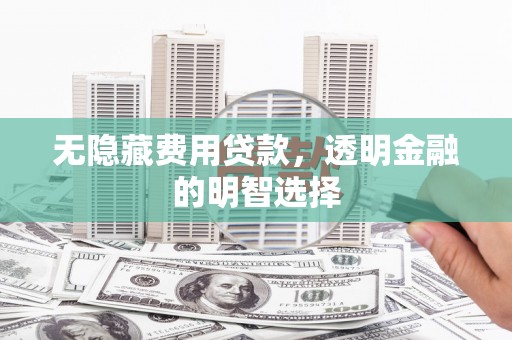 钢城无隐藏费用贷款，透明金融的明智选择